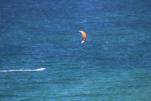Wind Surfing at Watergate Bay